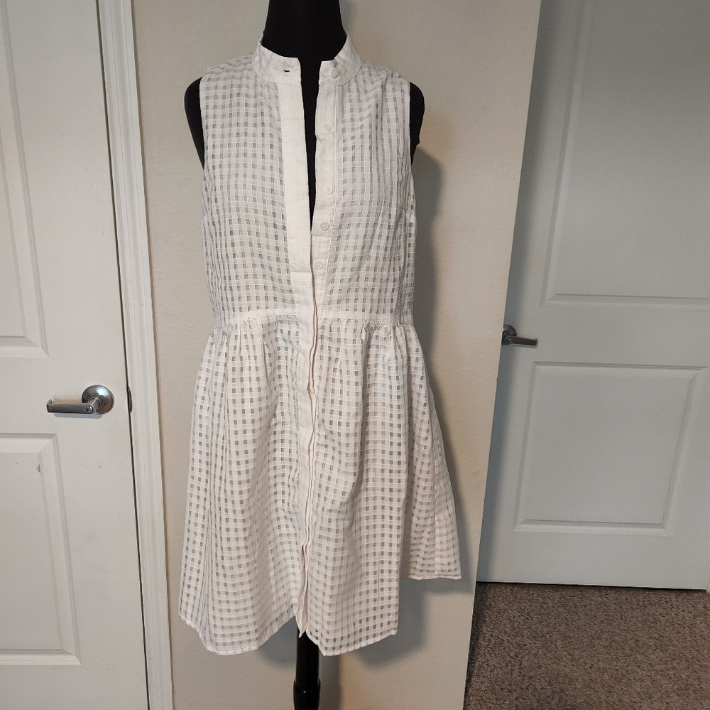 Tuckernuck White Textured Button-Down Top - Picture 5 of 12